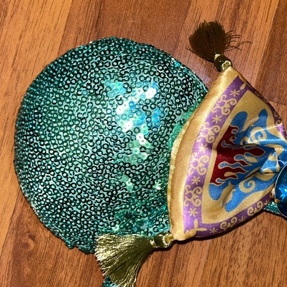 NWOT Tokyo Disney “Jasmine” Sequin Mickey Minnie Mouse Ears Headband - Picture 3 of 13